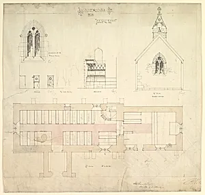 Designs for Ditteridge Church, Wiltshire