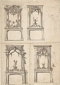 Designs for Overmantles by Anonymous, French, 18th century