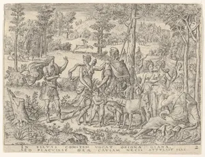 Diana accepts the huntsman Orion into her company (Diane admettant en sa compagnie le chasseur orion)