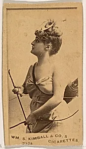Diana, from the Actresses series (N203) issued by Wm. S. Kimball & Co. by William S. Kimball & Company
