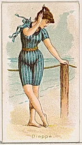 Dieppe, from the Fancy Bathers series (N187) issued by Wm. S. Kimball & Co. by William S. Kimball & Company