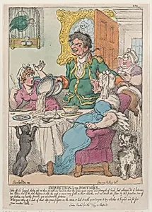 Directions to Footmen by Thomas Tegg|Thomas Rowlandson