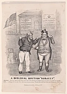 Disloyal British "Subject" by Currier & Ives