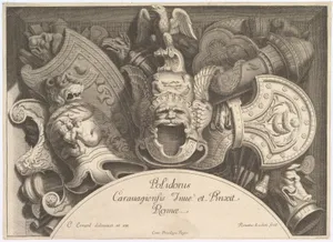 Divers Trophées (Weapon Trophies after the Façade of Palazzo Milesi in Rome)