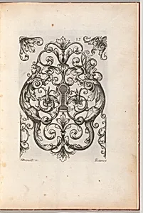 Diverses Pieces de Serruriers, page 14 (recto)