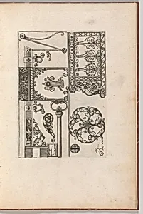 Diverses Pieces de Serruriers, page 6 (recto)