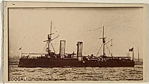 Dogali, from the Famous Ships series (N50) for Virginia Brights Cigarettes by Allen & Ginter