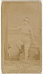 Dora Hawthorne, from the Actors and Actresses series (N171) for Old Judge Cigarettes by Goodwin & Company