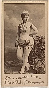 Dora Wiley, from the Actresses series (N203) issued by Wm. S. Kimball & Co. by William S. Kimball & Company