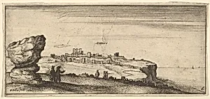 Douer (Dover), from "English Views" by Wenceslaus Hollar