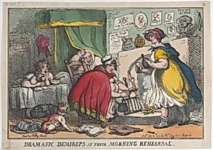 Dram-a-tic Demireps at their Morning Rehearsal by Thomas Rowlandson|Thomas Tegg