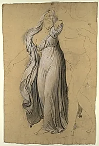 Drapery Study for "Castor and Pollux Freeing Helen"