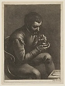 Draughtsman with an Ink-Pot and a Pen