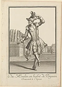 Du Moulin in Peasant Garb Dancing at the Opera