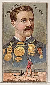 Duncan C. Ross, Champion All-Around Athlete of the World, from the Champions of Games and Sports series (N184, Type 1) issued by W.S. Kimball & Co. by W.S. Kimball & Co.