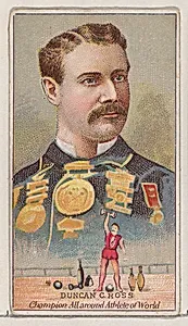 Duncan C. Ross, Champion All Around Athlete of the World, from the Champions of Games and Sports series (N184, Type 2) issued by W.S. Kimball & Co. by W.S. Kimball & Co.