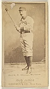 Dunn, Pitcher, Chicago, from the Old Judge series (N172) for Old Judge Cigarettes by Goodwin & Company