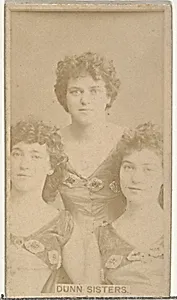 Dunn Sisters, from the Actors and Actresses series (N145-8) issued by Duke Sons & Co. to promote Duke Cigarettes by American Tobacco Company|W. Duke, Sons & Co.