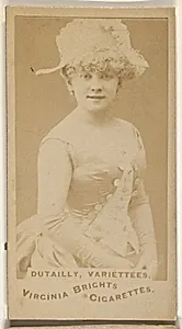 Dutailly, Variettees, from the Actors and Actresses series (N45, Type 1) for Virginia Brights Cigarettes by Allen & Ginter