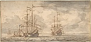 Dutch Ships at Anchor