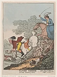 Easter Monday, or The Cockney Hunt by Thomas Rowlandson