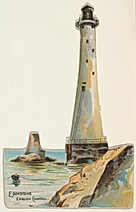 Eddystone, English Channel, from the Lighthouses series (N119) issued by Duke Sons & Co. to promote Honest Long Cut Tobacco by The Giles Company|W. Duke, Sons & Co.