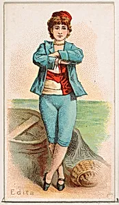Edita, from the Ballet Queens series (N182) issued by Wm. S. Kimball & Co. by William S. Kimball & Company