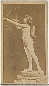 Edith Craska, from the Actors and Actresses series (N45, Type 8) for Virginia Brights Cigarettes by Allen & Ginter
