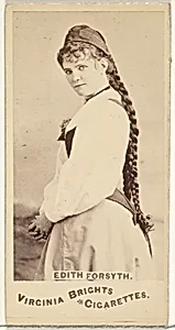 Edith Forsyth, from the Actors and Actresses series (N45, Type 1) for Virginia Brights Cigarettes by Allen & Ginter