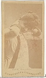 Edith Kingdon, from the Actors and Actresses series (N171) for Gypsy Queen Cigarettes by Goodwin & Company