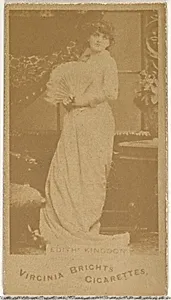 Edith Kingdon, from the Actors and Actresses series (N45, Type 1) for Virginia Brights Cigarettes by Allen & Ginter