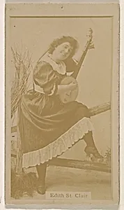 Edith St. Clair, from the Actresses series (N245) issued by Kinney Brothers to promote Sweet Caporal Cigarettes by Kinney Brothers Tobacco Company