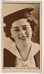 Edna Wallace-Hopper, from the Actresses series (N245) issued by Kinney Brothers to promote Sweet Caporal Cigarettes by Kinney Brothers Tobacco Company