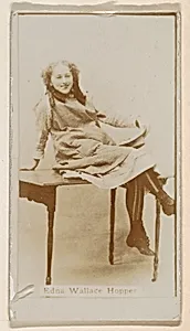 Edna Wallace-Hopper, from the Actresses series (N245) issued by Kinney Brothers to promote Sweet Caporal Cigarettes by Kinney Brothers Tobacco Company