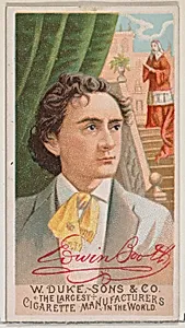Edwin Booth, from the series Great Americans (N76) for Duke brand cigarettes by W. Duke, Sons & Co.