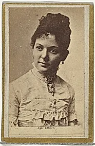 Effie Ellster, from the Actresses and Celebrities series (N60, Type 2) promoting Little Beauties Cigarettes for Allen & Ginter brand tobacco products by Allen & Ginter