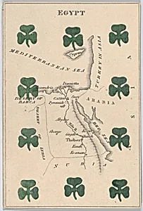 Egypt, from "Court Game of Geography"