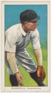 Elberfeld, Washington, American League, from the White Border series (T206) for the American Tobacco Company