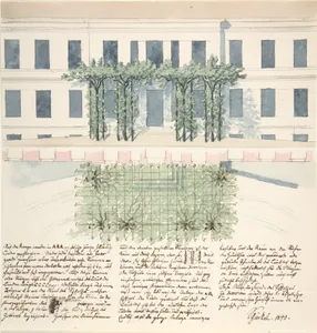Elevation and Plan of the Façade of a Building