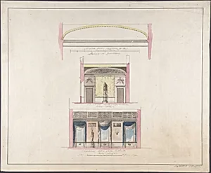 Elevation "della nuova Galleria"