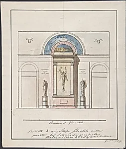 Elevation "della nuova Galleria"