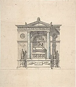 Elevation for a Wall Tomb