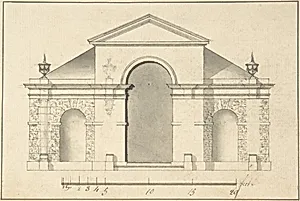 Elevation of Garden Pavilion