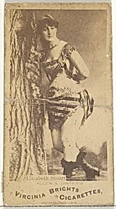 Elizabeth Stuart, from the Actors and Actresses series (N45, Type 1) for Virginia Brights Cigarettes by Allen & Ginter