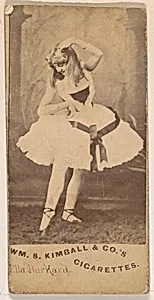 Ella Barkard, from the Actresses series (N203) issued by Wm. S. Kimball & Co. by William S. Kimball & Company