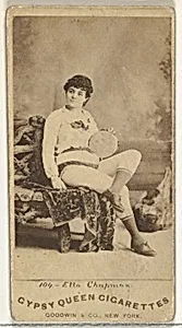 Ella Chapman, from the Actors and Actresses series (N171) for Gypsy Queen Cigarettes by Goodwin & Company