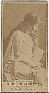 Ellen Terry, from the Actors and Actresses series (N145-7) issued by Duke Sons & Co. to promote Duke Cigarettes by W. Duke, Sons & Co.
