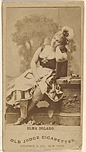 Elma Dolaro, from the Actors and Actresses series (N171) for Old Judge Cigarettes by Goodwin & Company