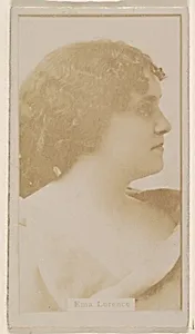 Ema Lorence, from the Actresses series (N245) issued by Kinney Brothers to promote Sweet Caporal Cigarettes by Kinney Brothers Tobacco Company