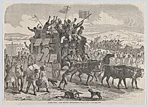Emancipated Blacks in the United States, from "Le Journal Illustré" by Frédéric Lix|Amand Jacob